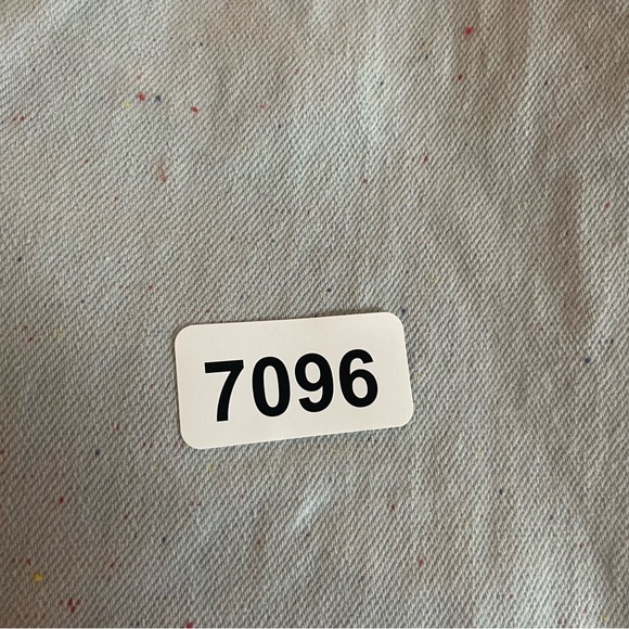 Madewell Blue Slim Emmett Wide-Leg Stretch Crop Pants in Speckle 27096 - Picture 10 of 10